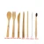 Reusable Cutlery Biodegradable Flatware Disposable Tableware Set Eco-Friendly Bamboo Dinnerware With Bag Pothook