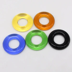 Round Borosilicate Clear Glass Napkin ring