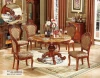 Round marble top dining table with rotating centre NG5631&amp;NG2885
