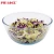 Import round serving bowl glass food prep and mixing bowl from Pakistan