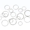 Round wire c shaped circlip customized spring steel ring spring open metal o ring spring snap rings