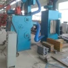 rubber crawler belt type sand abrator / wheel blasting machine for small castings,foundry,auto parts
