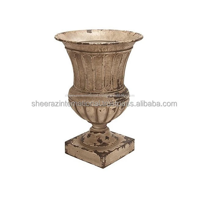 Rustic Metal Flower Vase