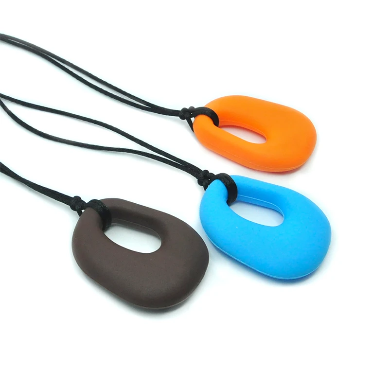 Safe Infant Baby Silicone Teethers Pendant Toys Silicone Pendant Teether