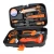 Import Safety hammer hardware tool set car set box toolbox small 9 - piece emergency tools from China