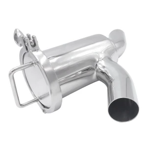 Sanitary SS304 Threaded Y type Strainer Stainless Steel Elbow Type Filter