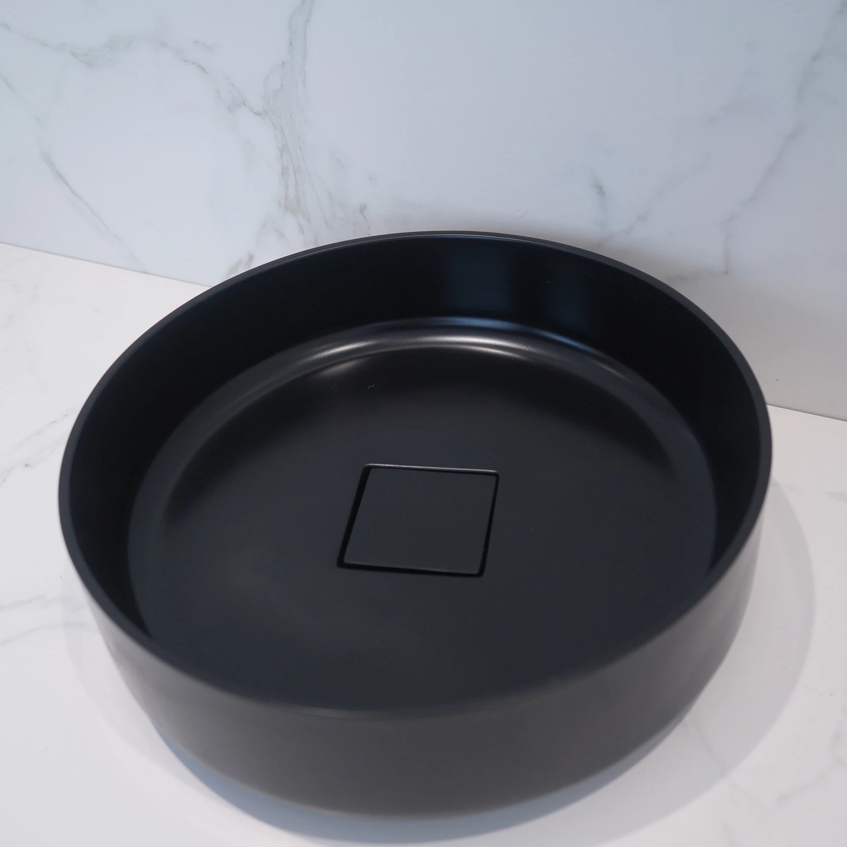 sanitary ware bathroom sink wash basin round sink artificial stone basin acrylic resin stone sink