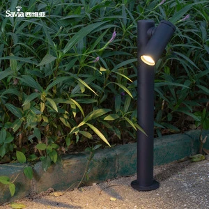 Savia LED 2700K 6W IP65 cast Aluminum PMMA adjustable bollard light decorative post lamp outdoor garden light