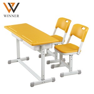 school furniture classroom table double school desk and chair adult study double seater desks chairs set
