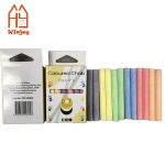 School supplies for kids sets chalk markers/white or color chalk with full color logo fprinting box set