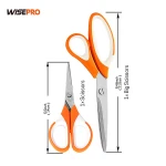 Scissors household scissors for office with stainless steel student scissors