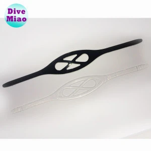 Scuba Diving Silicone Mask Strap Replacement Clear Black original Snorkeling dive mask straps