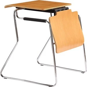 SD-S-023 Modern School College Classroom Student Chair With Writing Pad, School Training Chair