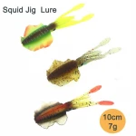 Sea Fishing Bionic Fishing Accessories Equipment Fish-shaped Artificial Lure Silicone Fish Squid Soft Fishing Lures