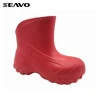 SEAVO kids lightweight red eva rain boots