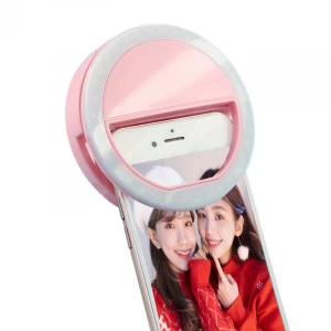 Selfie Ring Light Adjustable Color Temperature LED Ring Light Round shape Led Ring Flash Light