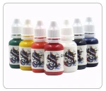 Semi permanent pure plant tattoo pigment ink