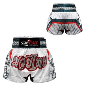 SFI High Quality Customized Shorts UFC MMA Grappling Short Kick Boxing Mens Muay Thai Pants Gym Wear OEM