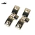 Import Shoe Decorations Lock Shaped Clip Gold Color Shoe Buckle from China