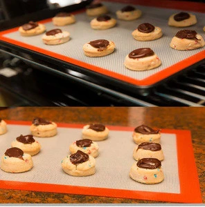 Silicone Baking Mat, Non Stick Heat Resistant Baking Sheet Liner Set Tool, Macaroon/Dessert/Cookie/Cake/Bread Making