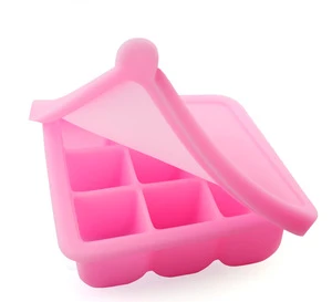 Silicone Ice Cube Container Ice Cream Tools Type and Silicone Type Ice Cube Tray