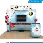 Silver Frame Color and Aluminum Frame Material Trade Show Exhibition Pop Up Display Equipment