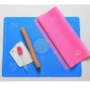 Simple and fashionable silicone kneading dough non-slip large cake baking mat food grade silicone liner