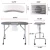 Import Simple and portable manicure table manicure workbench folding movable manicure table from China
