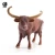 Import Simulation brown texas longhorn plastic cow toy animal model for collection from China