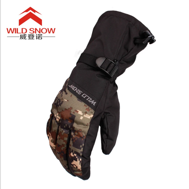 Ski Gloves Waterproof Breathable Snowboard Gloves, 3M Thinsulate Insulated Warm Winter Snow Gloves, Fits Both Men & Women