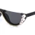 Import SKYWAY Rhinestone Half Frame Sunglasses Hot Selling Fashion Cateye Women PC Sun Glasses UV400 from China