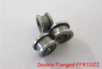 Slot Car Miniature Ball Bearings Chrome Steel double flanged bearings FFR133ZZ &amp; Single flange bearing FR133ZZ 3/32x3/16x3/32&quot;