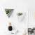 Import Small White triangle Hanging Planter Vase Geometric Wall Decor Container For Home Decor from China