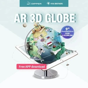 Smart Globe - Augmented Reality Educational World Geography, AR App Experience, Up to 10 Sections Educational Content