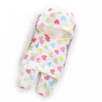 Soft cashmere baby wrap bag stroller cart swaddle fleece sleep sack baby swaddle cotton