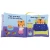 Soft educational quiet book cloth book baby cloth book with tiger design