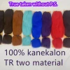 soft jumbo 24inch unfolded is 48inch realistic synthetic hair extension kanekalons braiding hair pre stretched ez braid