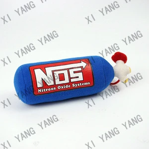 soft stuffed nitrogen cylinder plush toy key ring