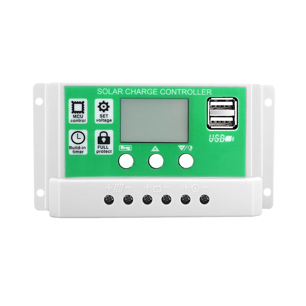 Solar Charge Controller 10A 20A 30A MPPT  12V 24V  with Load Dual Timer Control Solar Regulator for Street Lighting