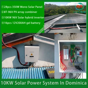 Solar energy system 10kw off grid tie solar power system home 10000W