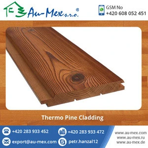 Solid Thermo Pine Cladding Wood Board for Bulk