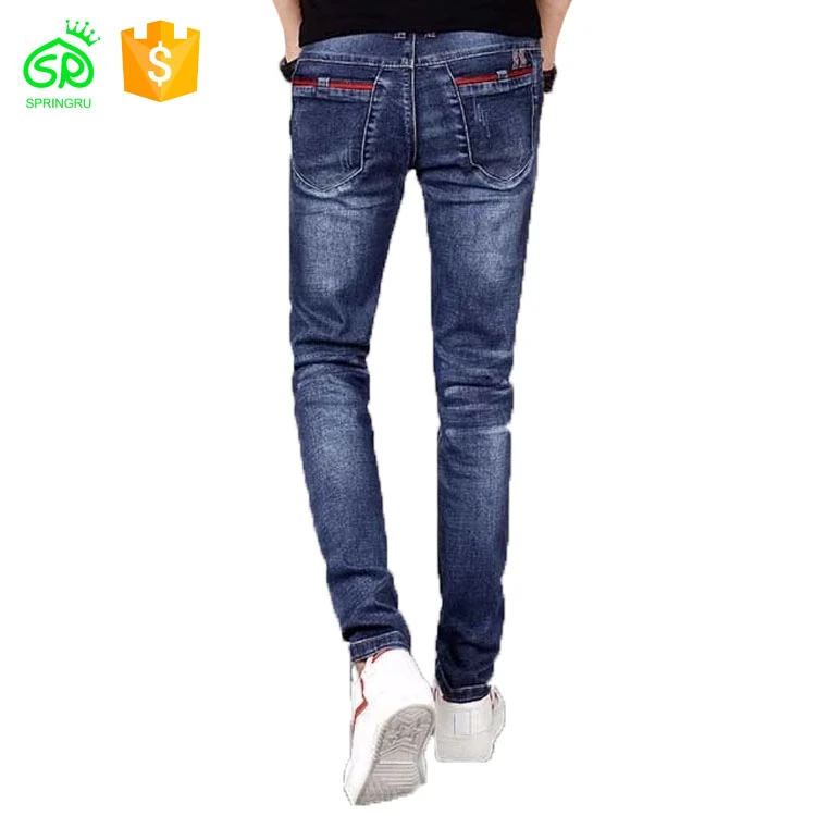 Special new design photo denim men jeans high quality plain style denim pants custom brand fashion male