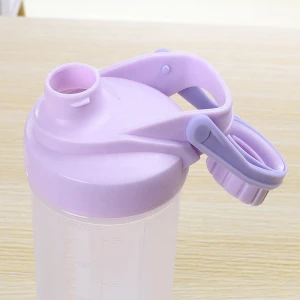Sports plastic shaker cup with logo GYM Shaker Bottle Protein Drinking Water Shaker Bottle