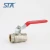 Import STA.1015 taizhou new products 1.5 inch ball valves for water cw617n BSP threaded brass forged ball valves china from China