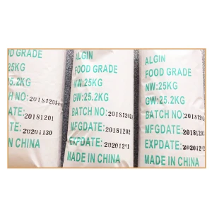 Stabilizer and thickener Sodium alginate cas 9005-38-3 food Ingredients