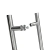 Stainless Steel 304 Office Shower Back to Back H Shape Ladder Style Pull Handle