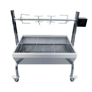 Stainless steel Charcoal BBQ spit Rotisserie