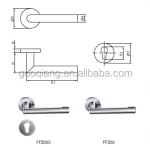 Stainless steel handle