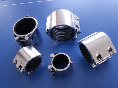 Buy Stainless Steel Pipe Connect Repair Clamp For Ci Di Steel Pe And ...