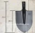 Import steel garden shovel head&spade from China